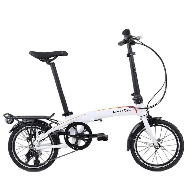 Low Moq Manufacturer Small Size Easy To Carry White 6061 Alloy Qix D3 Folding Bike