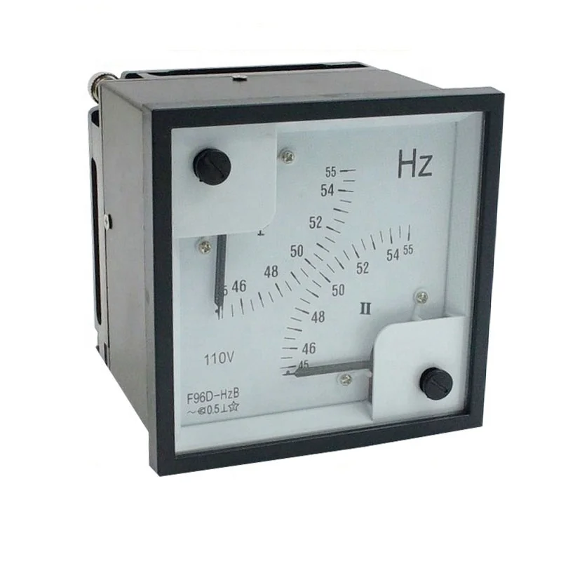 Factory direct sales F96D-HzB 45-55Hz 110V double analog frequency meter