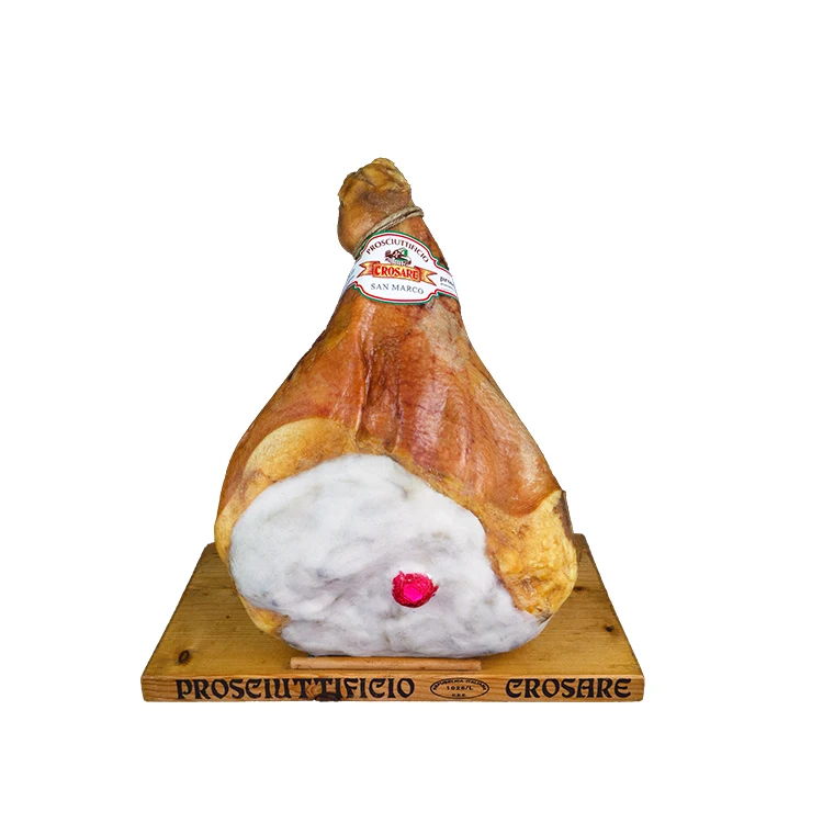 PROSCIUTTIFICIO CROSARE - Prosciutto San Marco Con Osso Premium Cured Gluten Free Italian Preserved Pork Ham