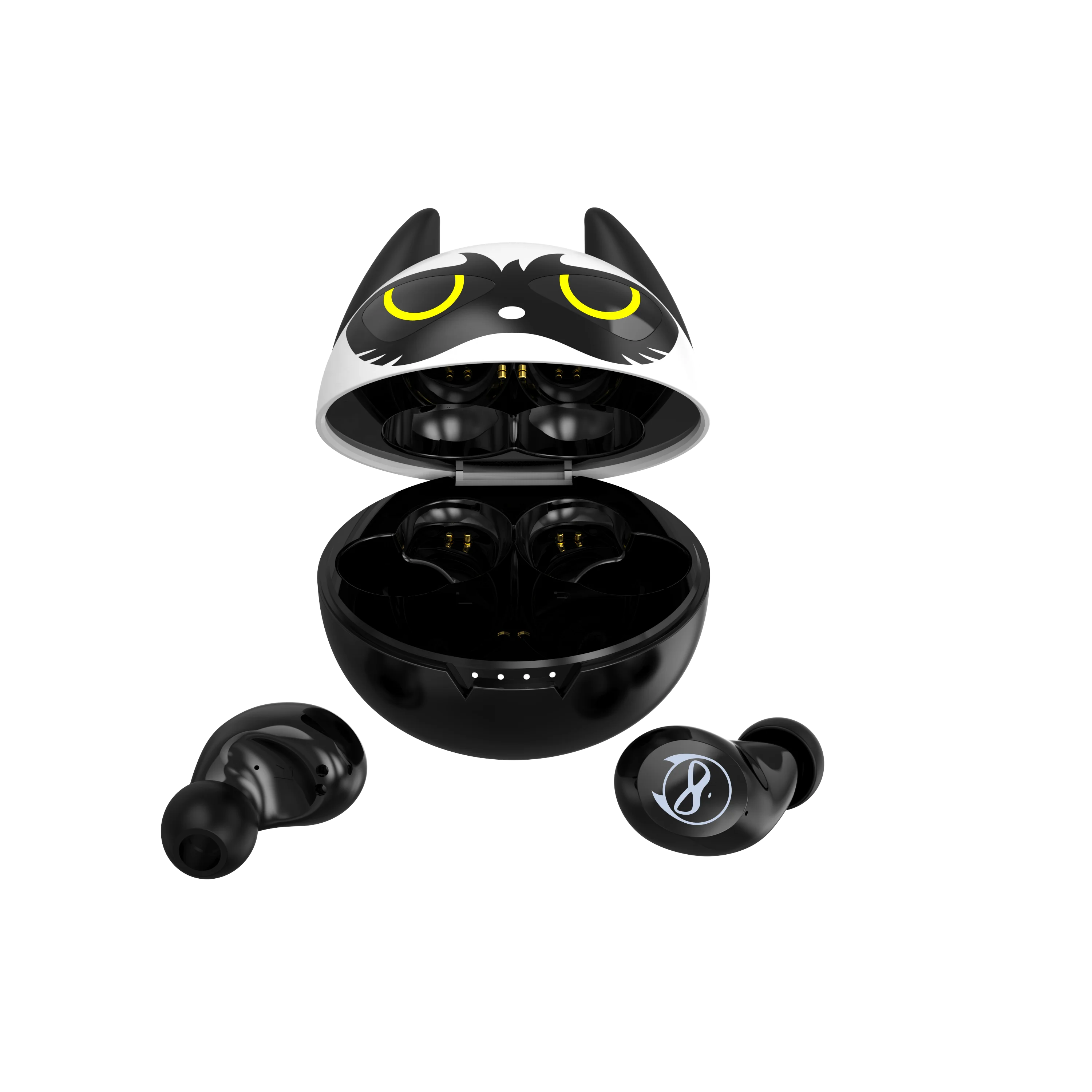 
 Wireless headset anime double original earphone portable Halloween Lovely carton designed headphone  