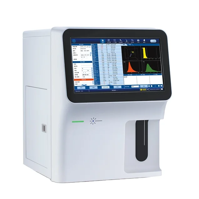 Full Automatic Hematology Analyzer 5 Diff Cbc Machine 5-part Auto Hematology Analyzer Blood Analysis System Sinothinker Class II