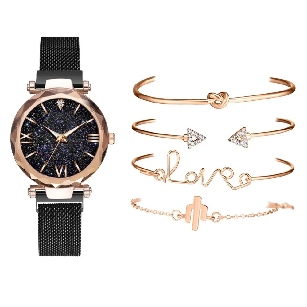 Rymonds Women Watch Necklace Bracelet Earings Gifts Set Wholesale Cheap Price Lady Quartz Watches