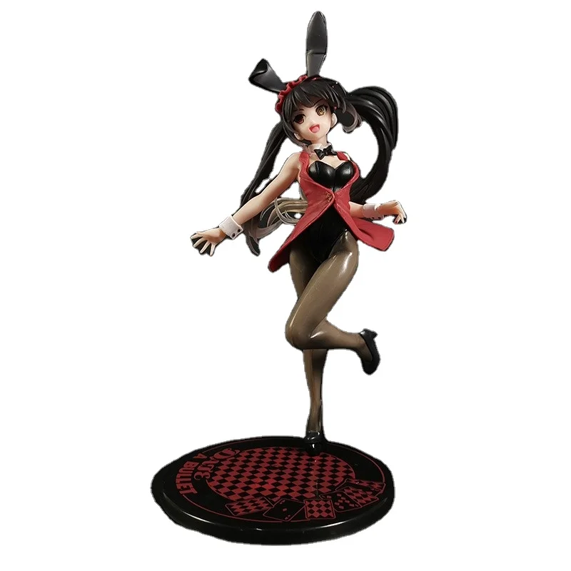 high quality pvc anime japan action figure Date A Live Tokisaki Kurumi Bunny Ver. Collectible Figure Model Doll Decoration Toy