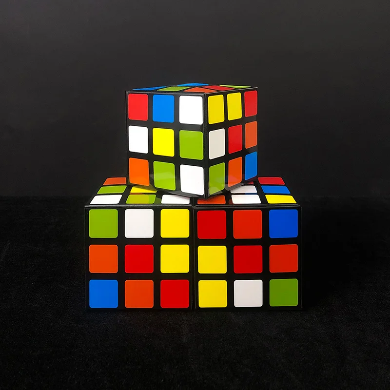 Magic Tricks Appearing Cubes by Pen Illusion Cube Disappear Stage Street Props Gimmick Magician Beginner
