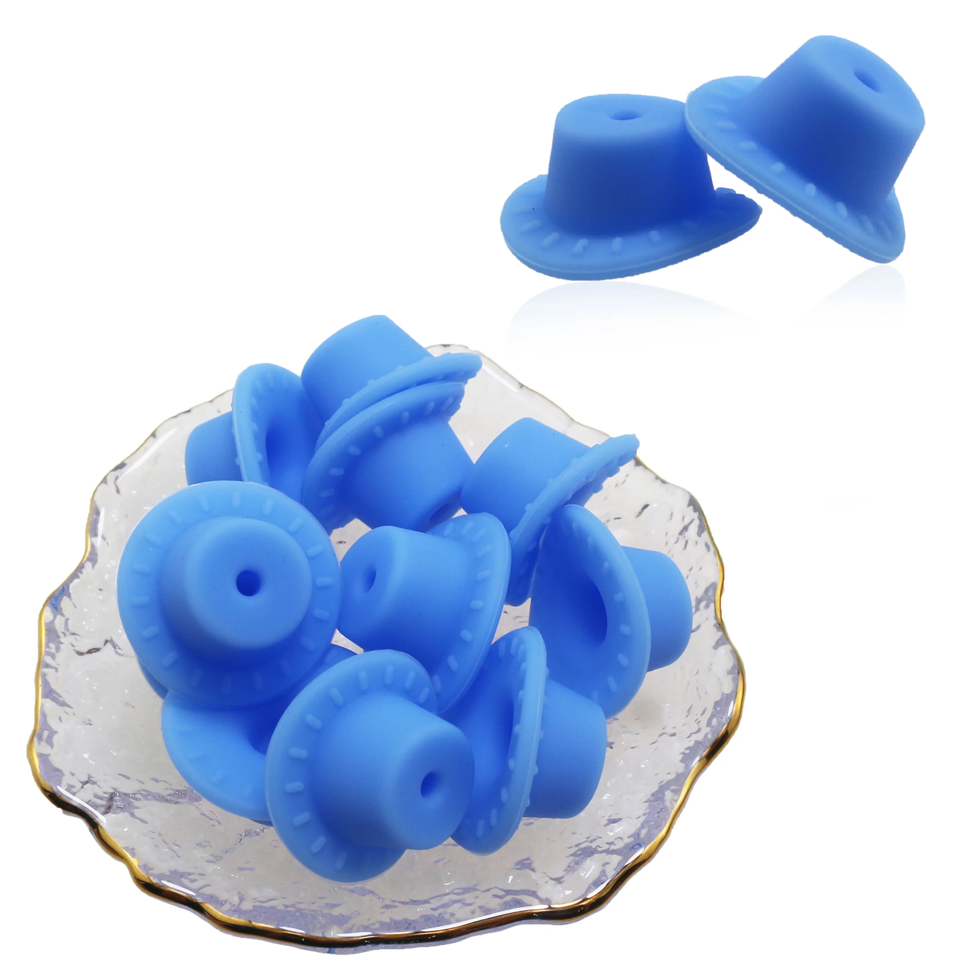 Factory Bulk Silicone Teething Focal Loose Beads For Pens Bead Wristlet Keychain Bracelet Cowboy Hat Wholesale Silicone Beads