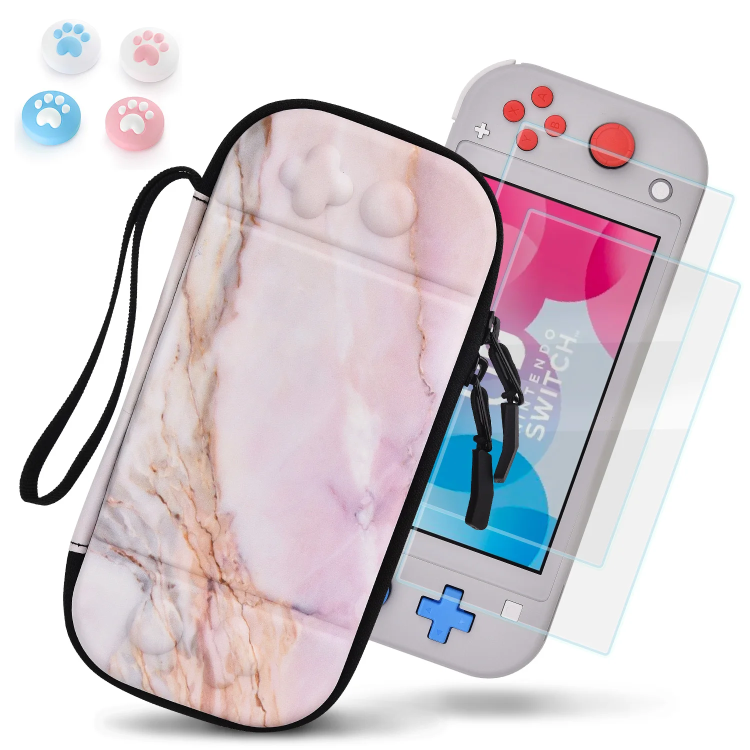 Переносной чехол для Nintendo Switch Lite, защитный чехол, портативный жесткий чехол, Дорожный Чехол для хранения игр, чехол для Switch