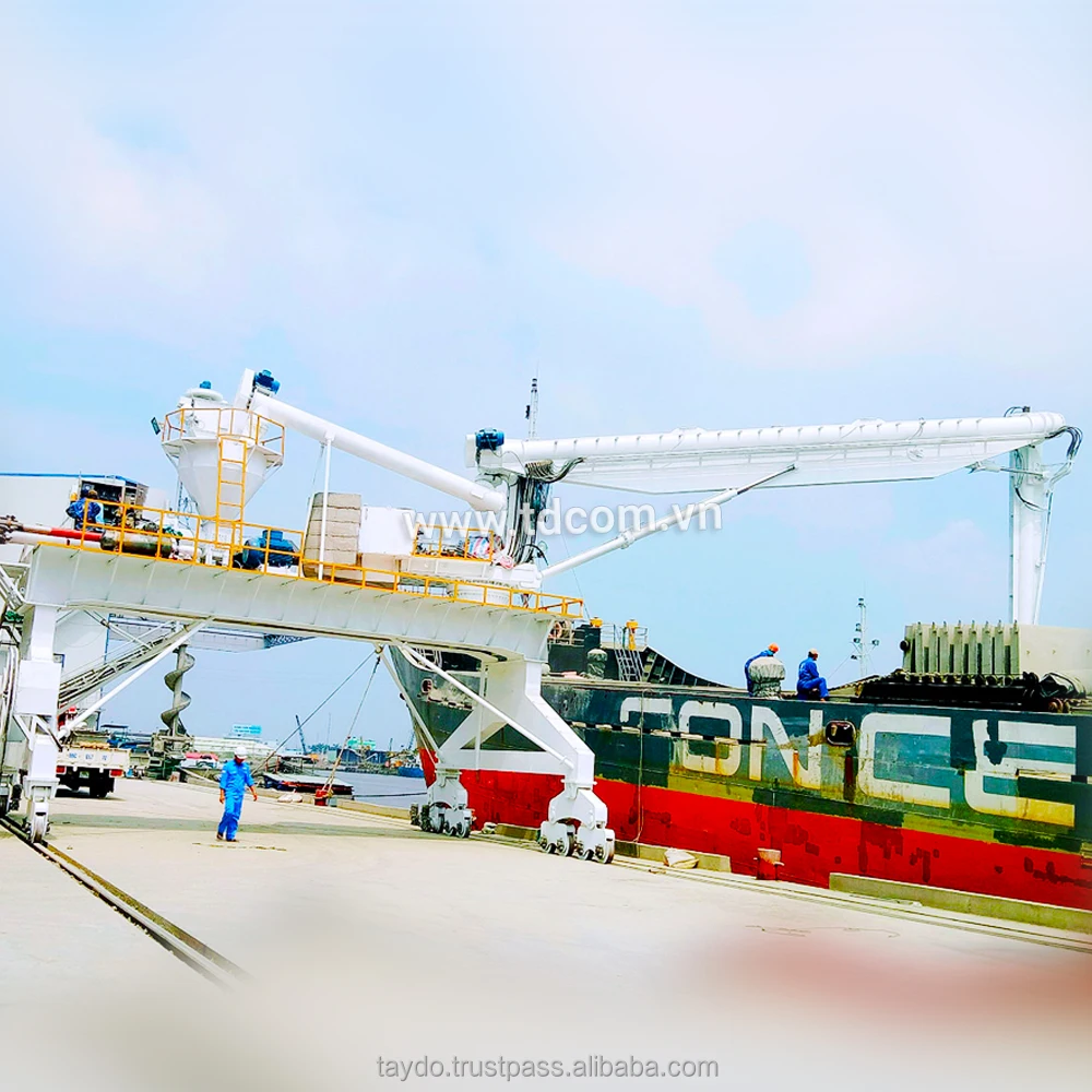 
 Интеллектуальный дизайн, изготовленный на заказ, передовая технология, разгрузка кораблей для транспортировки сухих сыпучих материалов, установленных на рельсах  