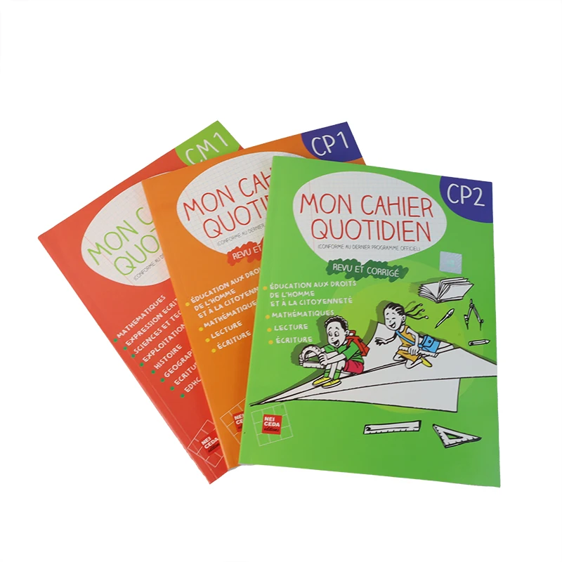 English school copy book printing French Mathematics books reference coursebook  school copy textbook printing for Education