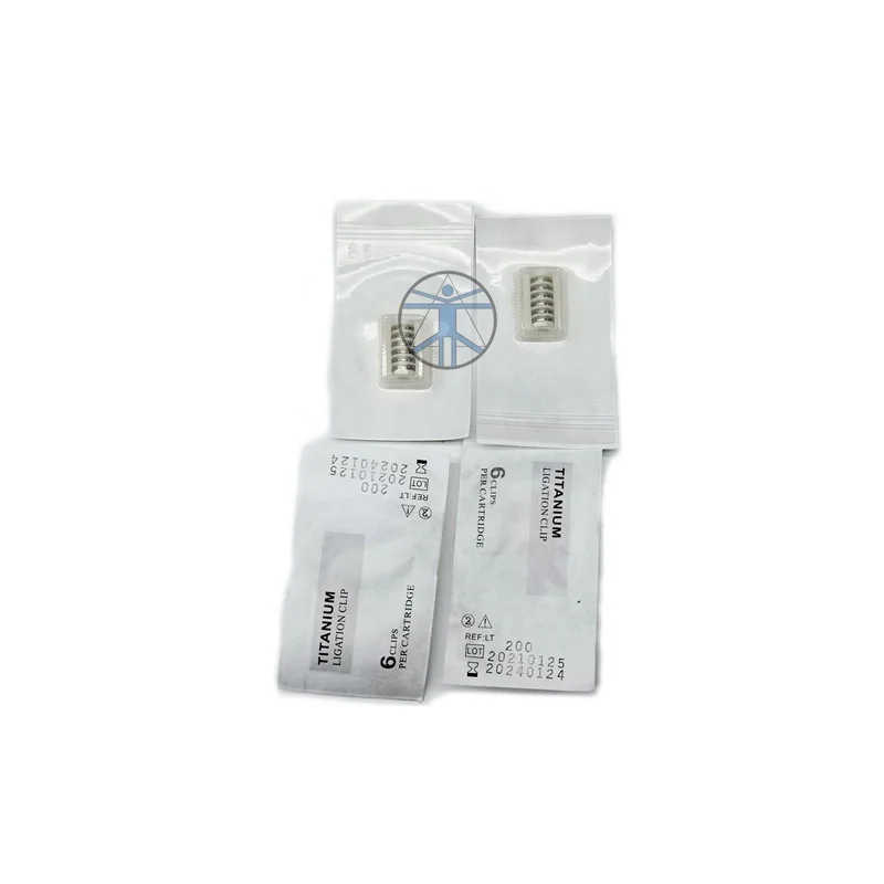 Titanium clips LT200, titanium ligation Clips laparoscopic instrument LT200 clips
