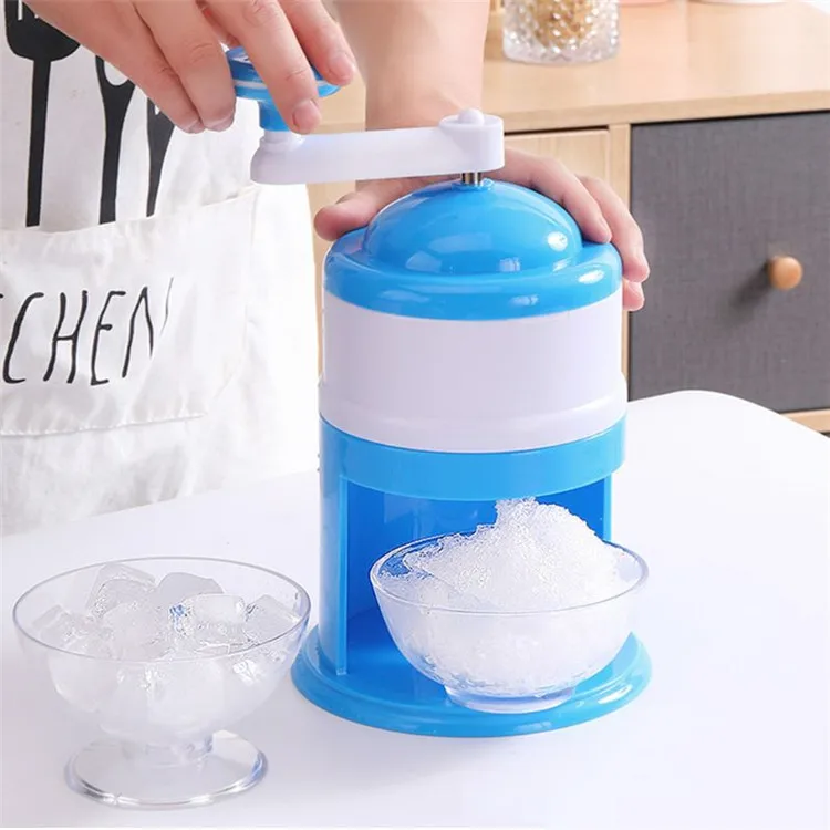 
Household Manual Ice Crusher Easy to Use Ice Shaved Machine for Cooling Summer Treats Kitchen Shredding Snow Cone Maker 