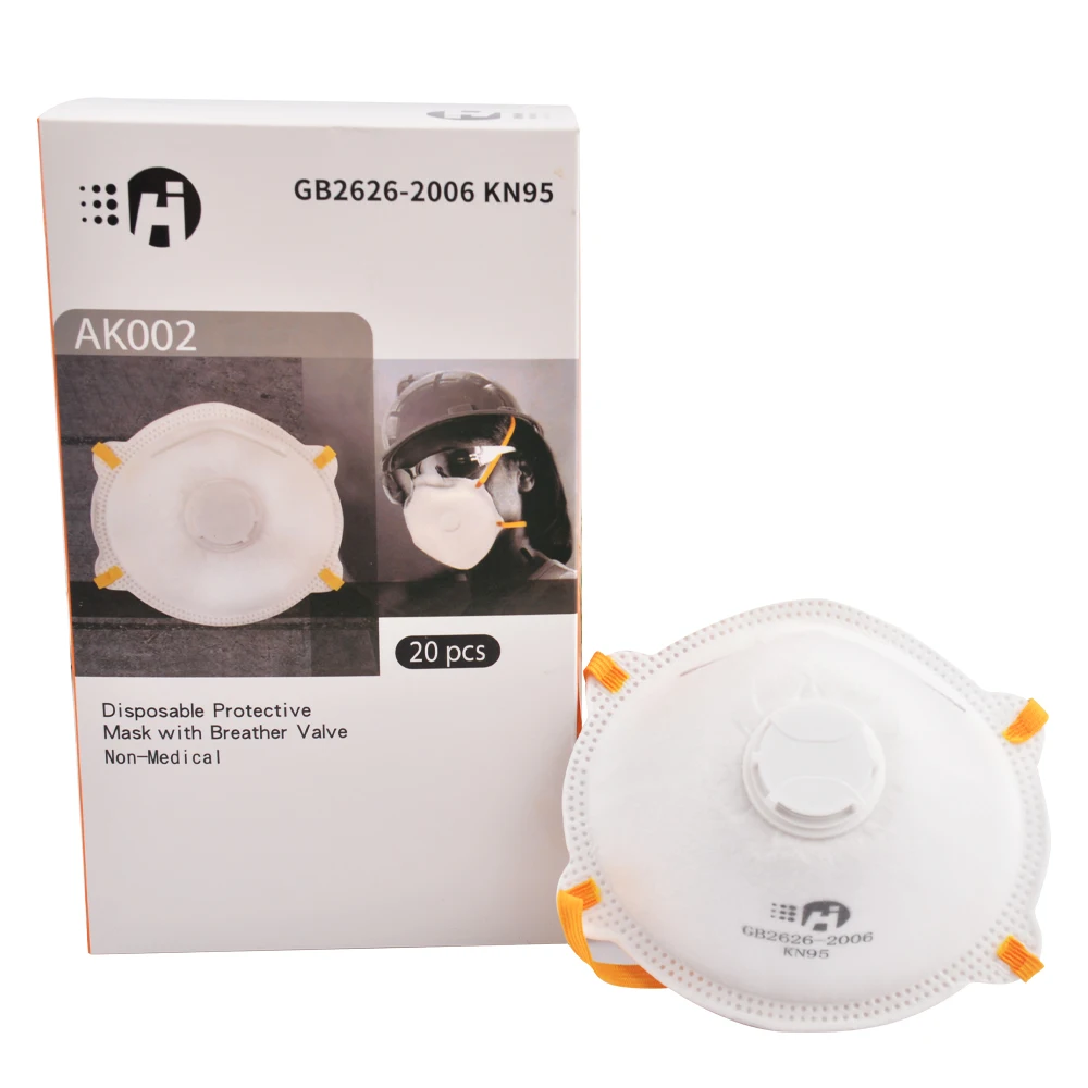 
Brand New Cubrebocas Kn95 Wholesale Cup Shaped FFP2/FFP3/KN95 Mask Breathing Valve Face 