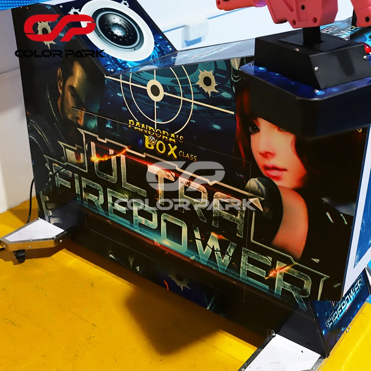 Colorful Park Electronic amusement park simulator time crisis arcade video coin 2 player shooter game console