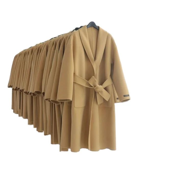 hot sell 100% wool coats & M wool trench coat women & handsewn double face wool For lady and women