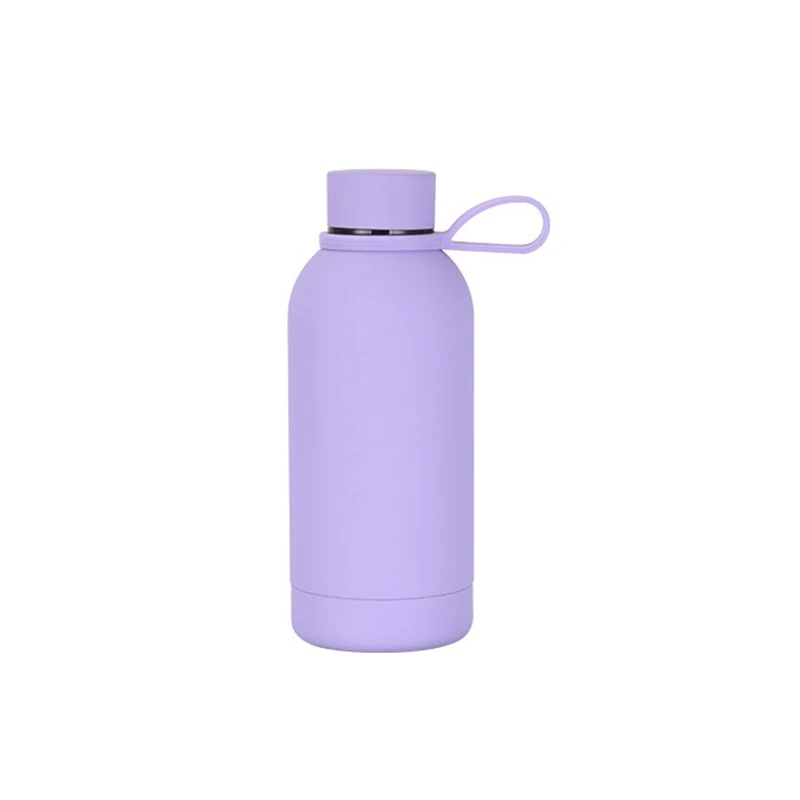 Smooth Matte Colored Stainless Steel Several lids Sports Thermal Drink Bottle Custom LOGO Stock Vacuum Flasks Thermoses