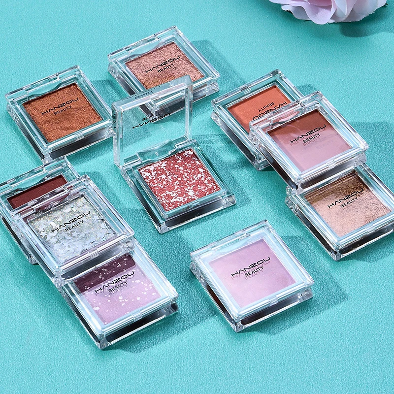 cheap customize private label makeup pigmented beauty glazed eye shadow