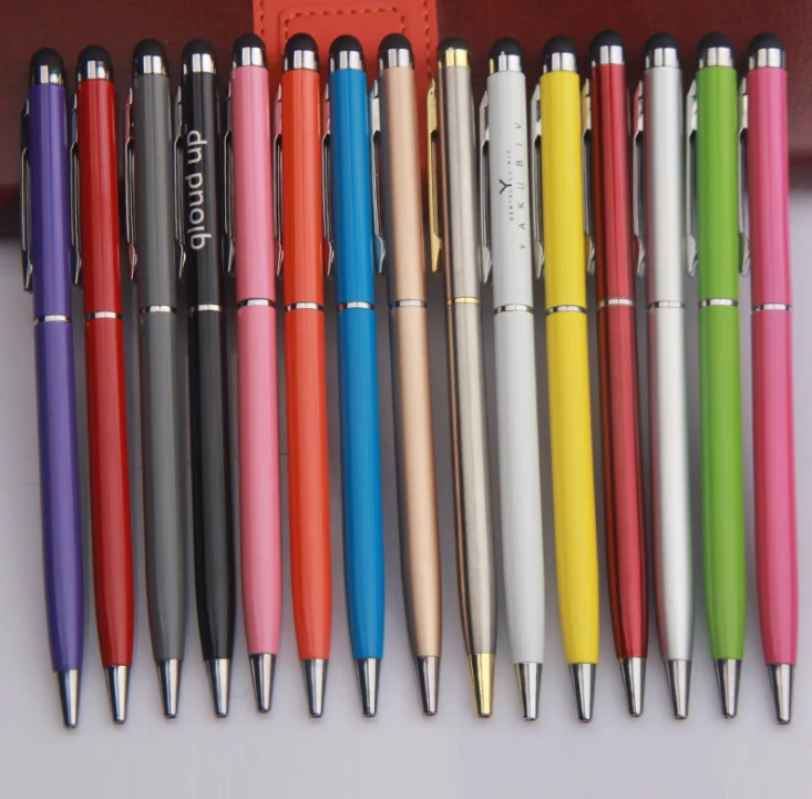 Best selling wholesale custom metal ballpoint pen with your logo print stylus promotional metal pen