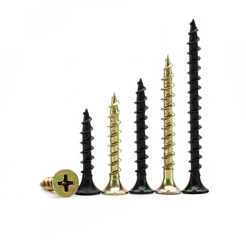 C1022a 45mm 50mm 60mm 75mm 100mm phillips drive bugle head fine coarse thread drywall screws for metal studs