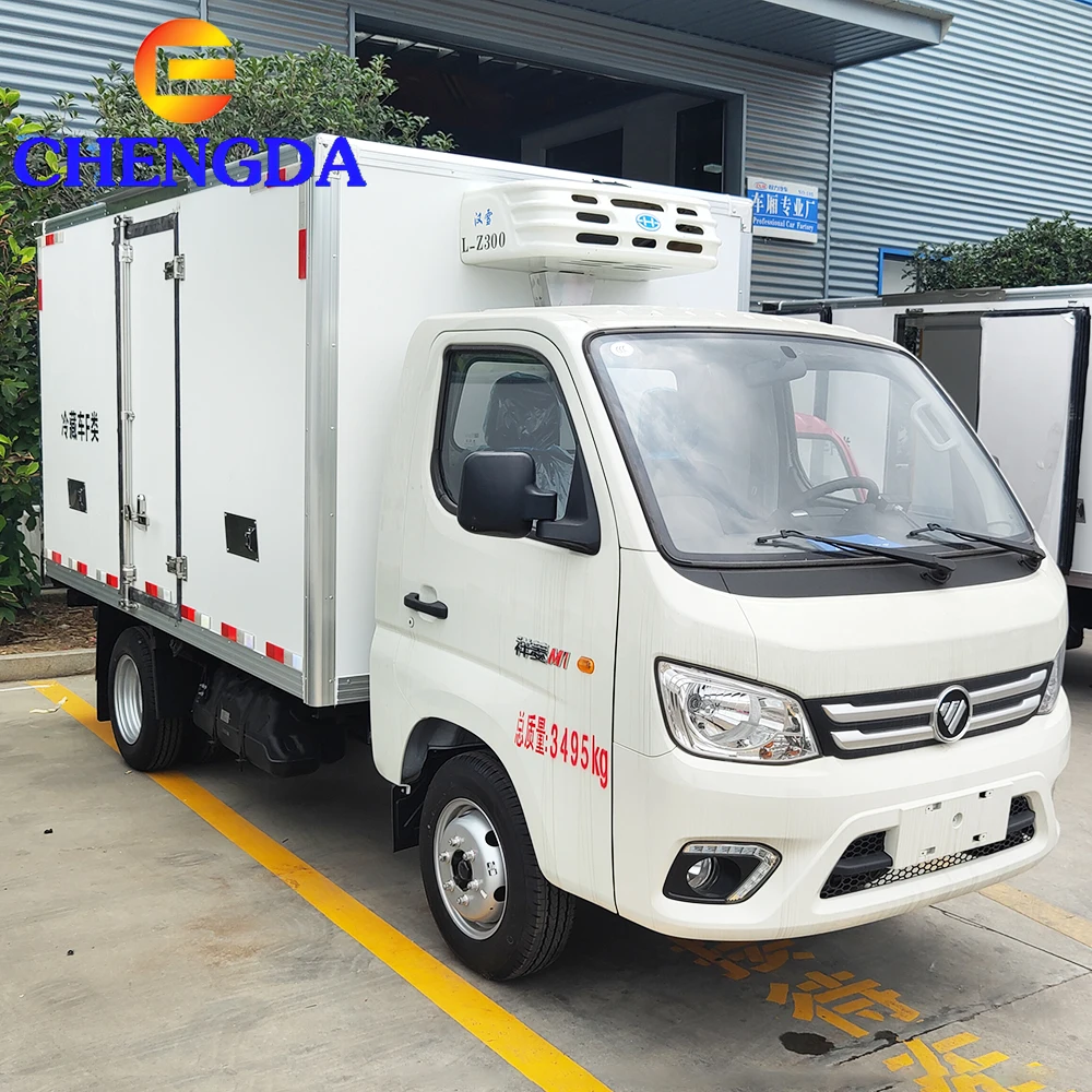 New Foton Cargo Truck 4x2 4X4 5-10 TON Cummins Engine Cargo Truck Refrigerated Truck