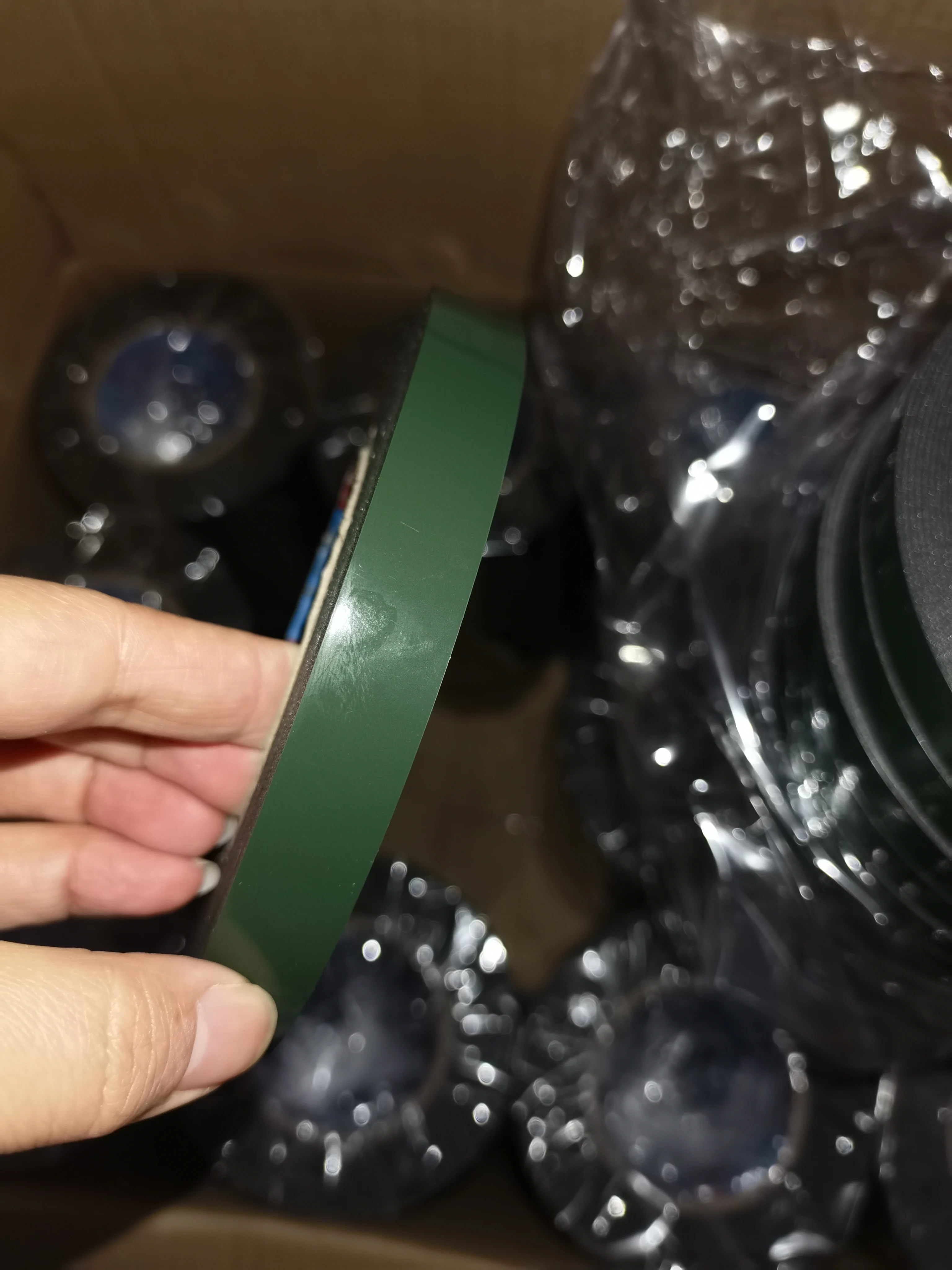 Double Sided PE Rubber Bag Sealing Pressure Sensitive double sided foam tape