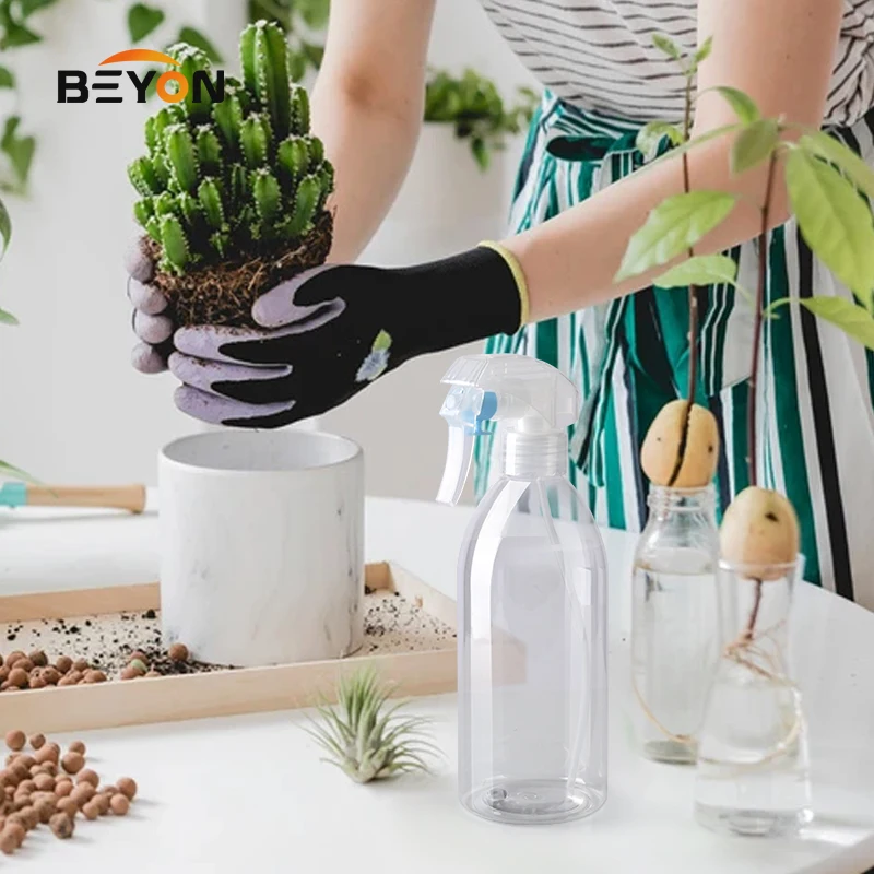 Factory Price Cosmetic Airless Water PET Travel Shampoo 500ML Plastic Water Luxury Airless Bottle