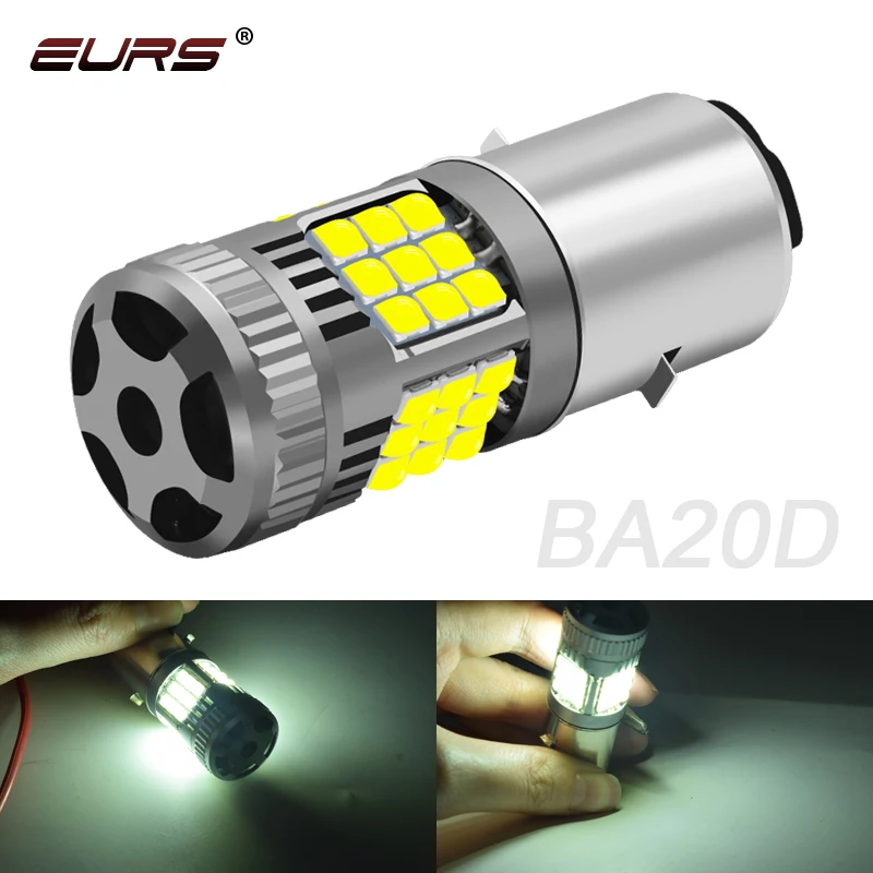 2022 Factory Supply Newest BA20D P15D H4 Motorcycle Light White 6000K 3030 36SMD All in One Fan High Quality
