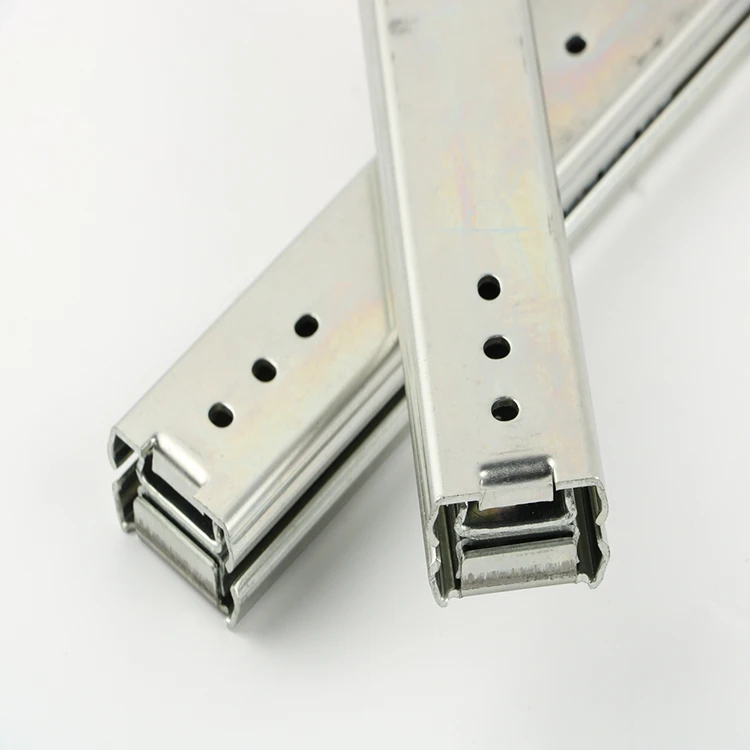 TH2035DJ Factory price 35mm Full Extension Two-Way telescopic rail 1500mm long drawer slide heavy duty drawer slide two way