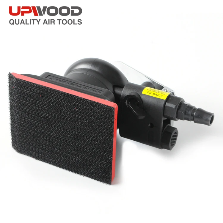 UW-3430 Высокоэффективная низкая вибрация 75*100 мм пневматическая орбитальная шлифовальная машина jitterbug, пневматическая квадратная шлифовальная машина с квадратной подушкой