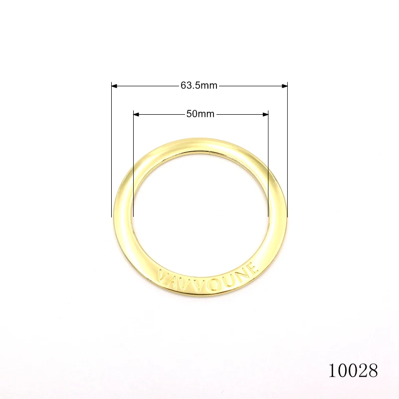 76mm Big Size Metal O Rings Zinc Alloy Clothing Swimwear Bags Accessories