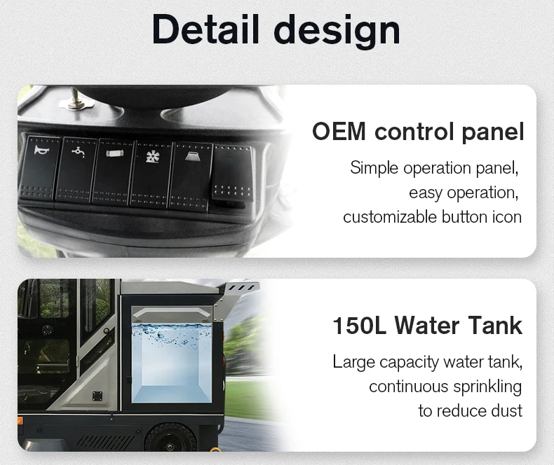 Different Applications Grass Push Sweeper