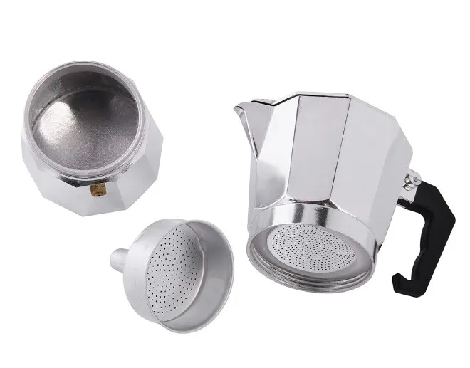 High Quality Italian Mocha Coffee Maker Moka Pot Custom Home Coffee Maker Tools