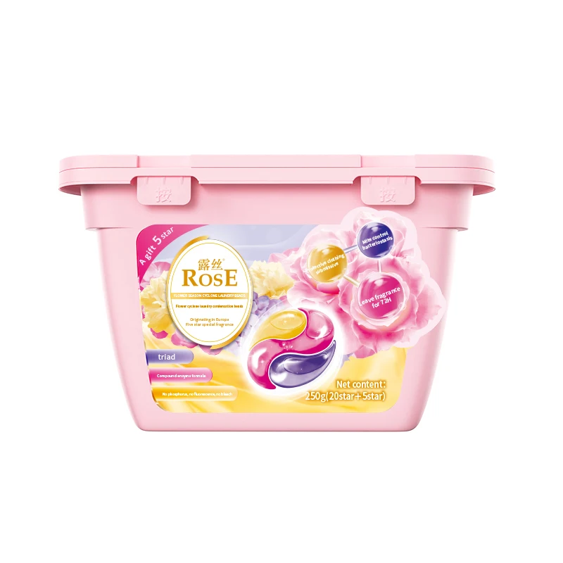 Low foam easy clean 3 In 1 OEM labels Laundry Pods Washing Cleaning Products Baby Clothes Laundry Detergent Soap Liquid Beads