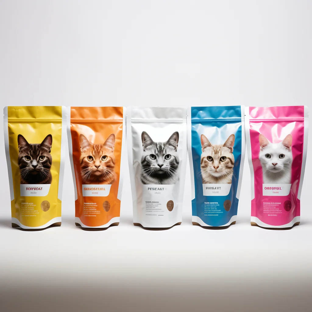 Black Custom Printed Reusable Aluminium Travel Storage Flat Bottom 3Kg 5Kg Stand Up Plastic Side Gusset Pet Food Bag