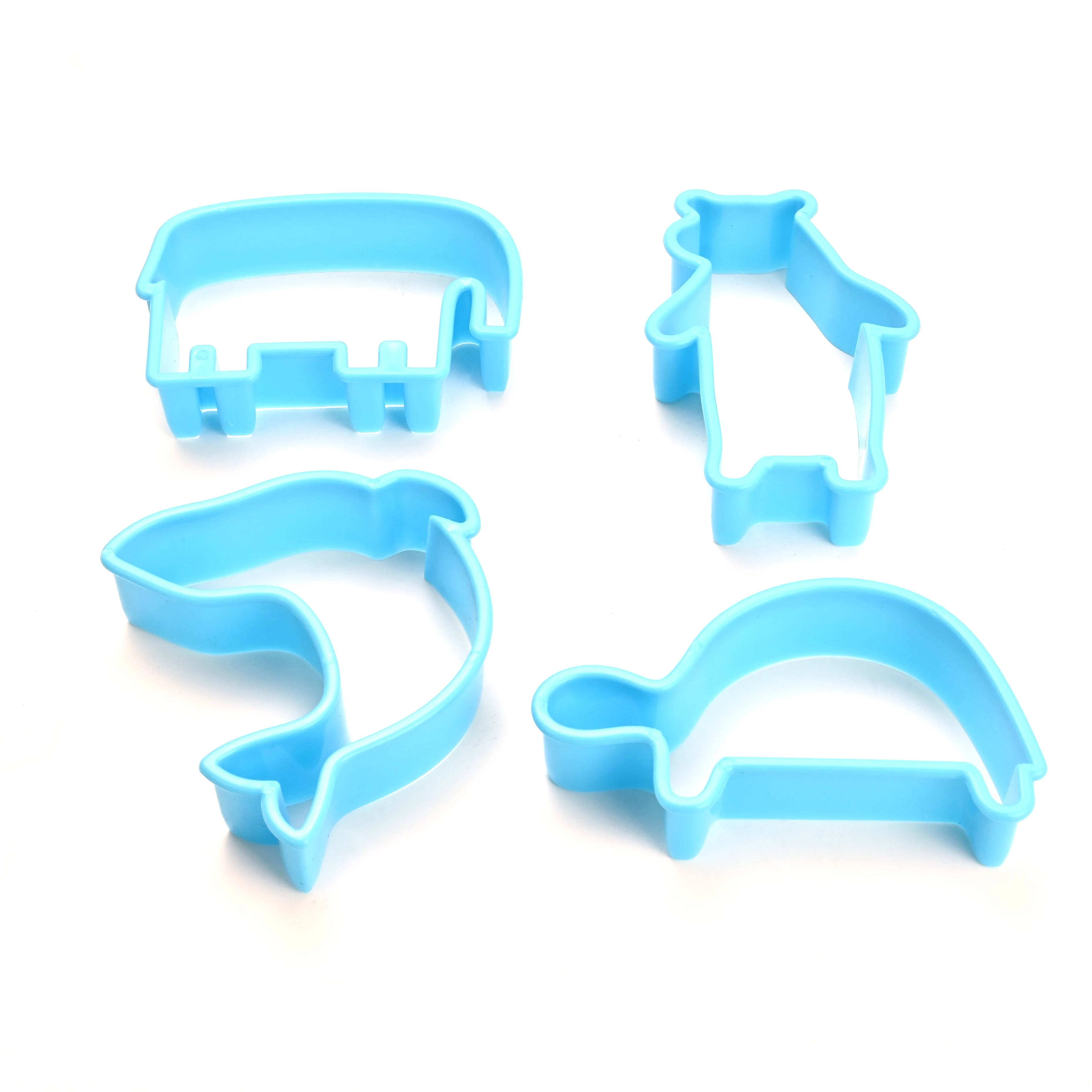 
3D Custom Bakeware Cookie Tools Set PP Plastic Pastry Sandwich Animal Shaped Mini Plastic Cookie Cutter 