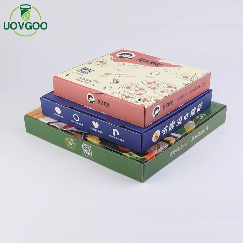 12 inch pizza box manufacturers biodegradable printing packaging box for pizza