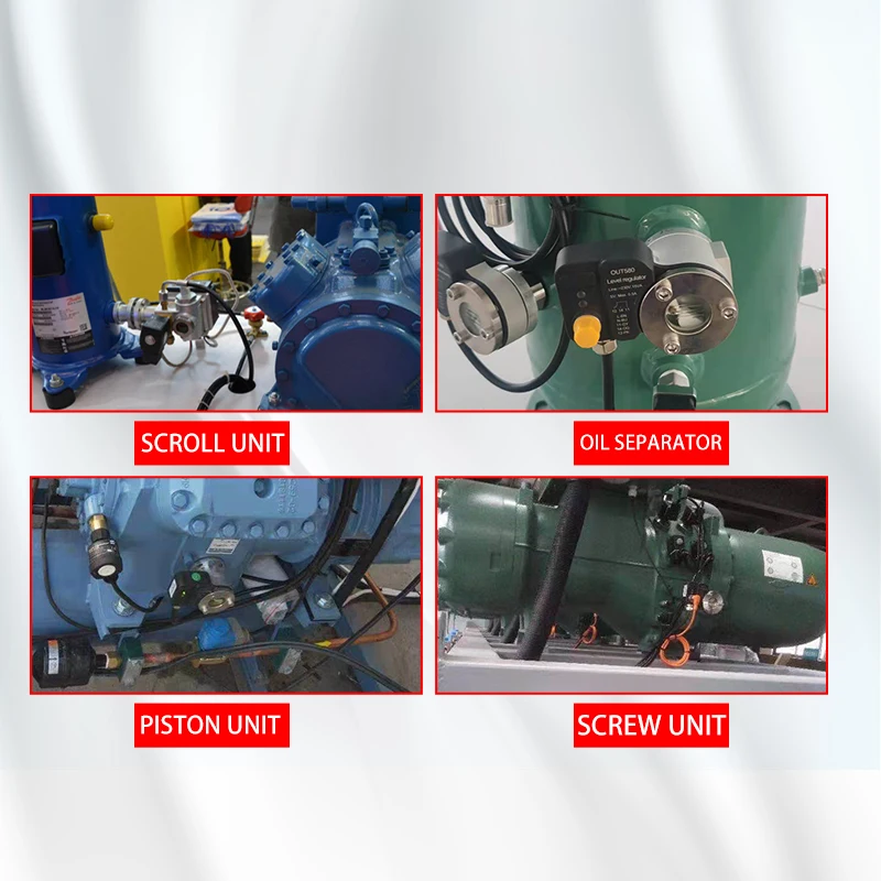 Refrigeration unit OUT360/580  Compressor refrigeration oil liquid sight glass level lemet switch for oil level switch