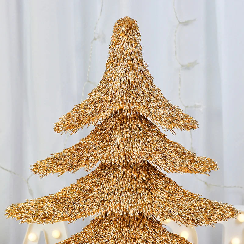 New Product Mini luxury Tree shape Christmas Decor Tabletop Ornaments  wedding party decoration