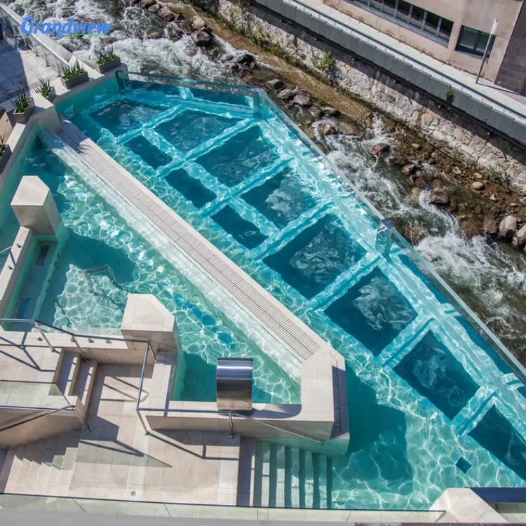 Acrylic Swimming Pool Home Roof Outdoor Villa Outdoor Infinite Swimming Structural Pool