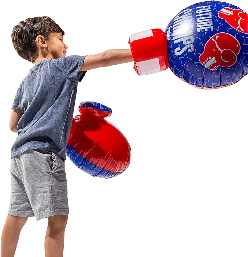 Factory Cheap Custom Professional Boxing Gloves Hot Sale China Factory Customization Logo Inflatable Kids Boxing Gloves