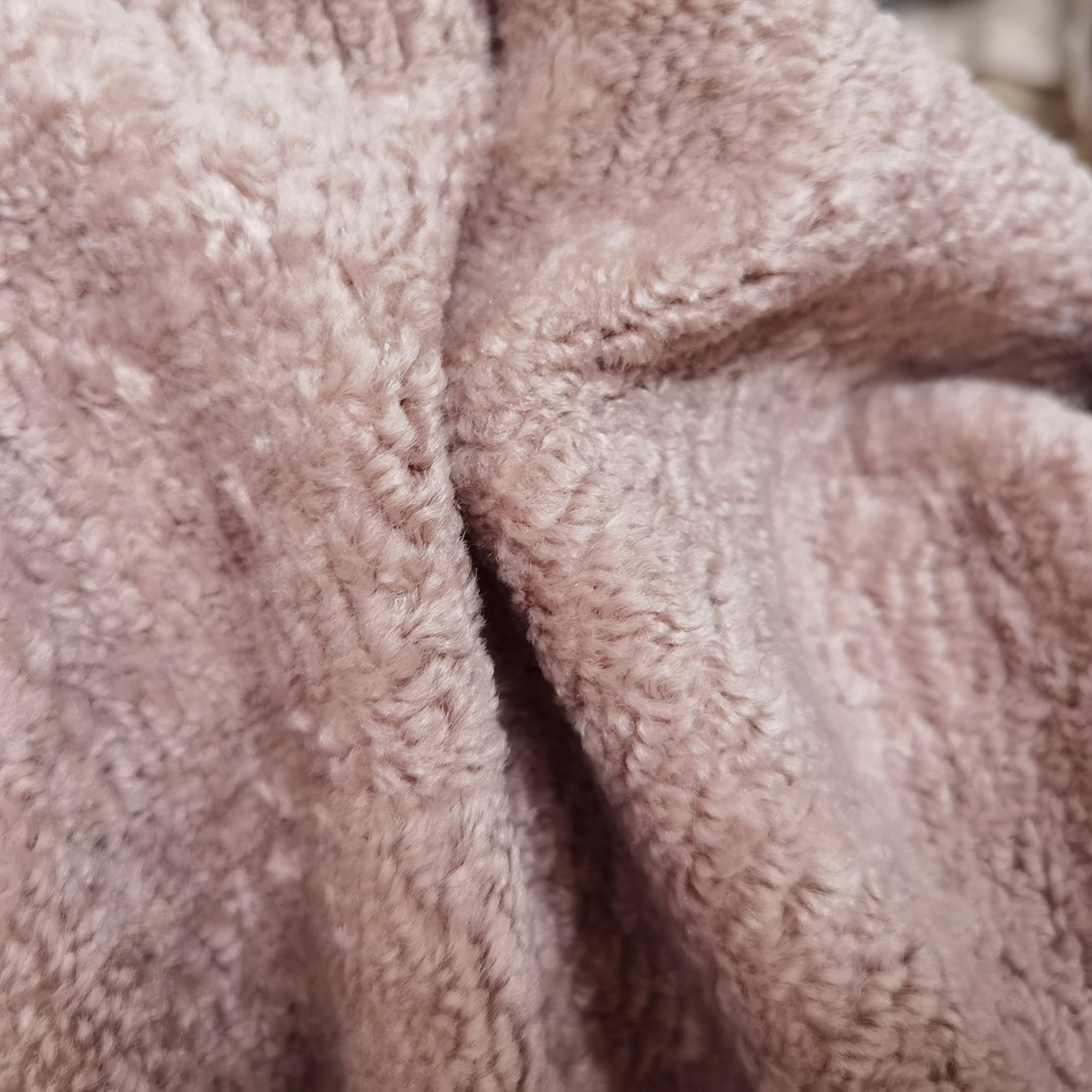 recycled african print Single side 100% polyester plush toy hometextile teddy sherpa fabric