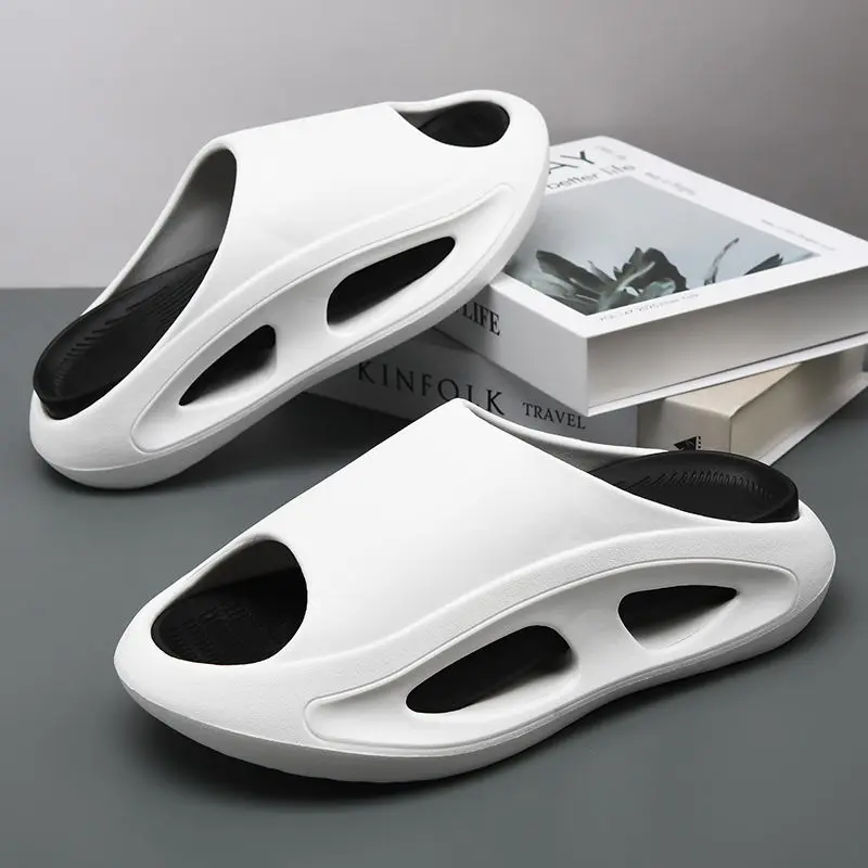 Custom Logo Print Sublimation Blank Slider Eva Mens Foam Slide Sandals Bathroom Rubber Men Slippers Summer For Men High Quality