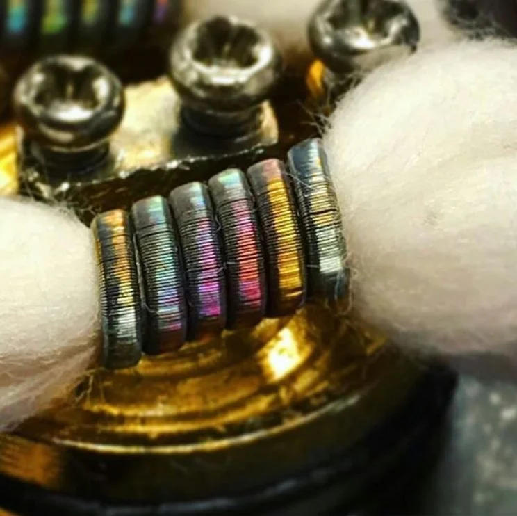 Vapes tech DIY аксессуары для вейпа в виде катушки 316ss/ni80/a1 готовая спираль alien/скользящая/шероховатая сплавленная/зеркальная отделка