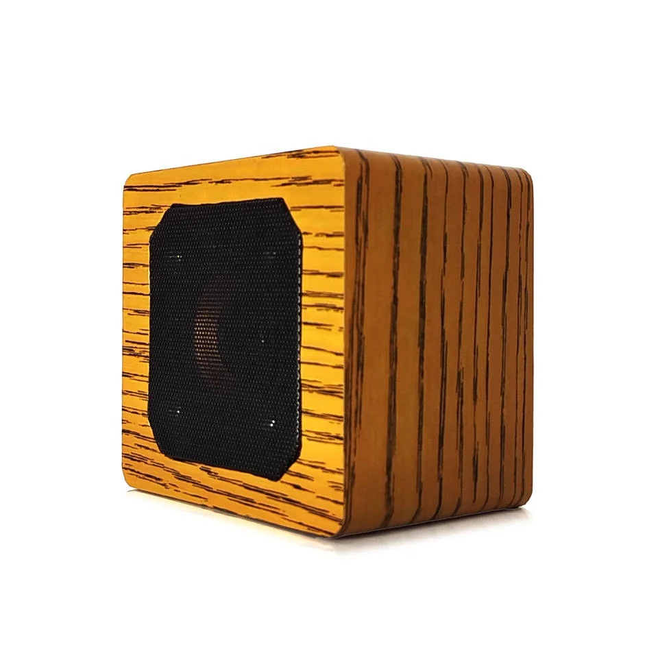 Portable Retro Wooden Blue tooth Speaker Mini Outdoor Wireless Bass Loudspeaker Multifunctional Speakers For PC Mobile Phone