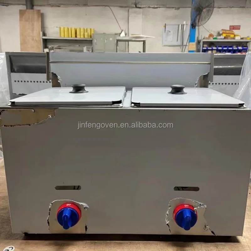 1 tank double tank commercial deep fryer, electric deep fryers , potato chips kfc chicken deep fryer gas