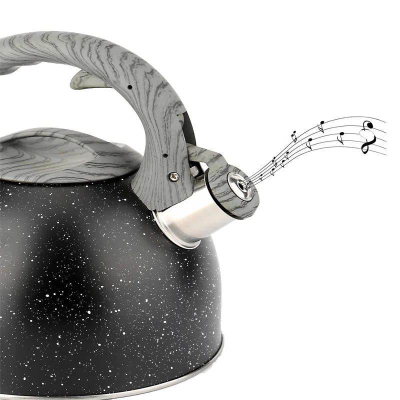 OEM Single Bottom Stainless Steel Kitchen Tea Pot Water Whistle Kettle