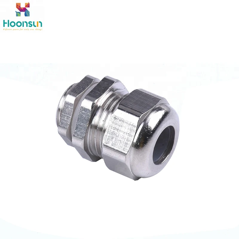 Hoonsun HX-NG brass cable gland ip68 waterproof  copper resistance to high temperature metal cable gland sizes