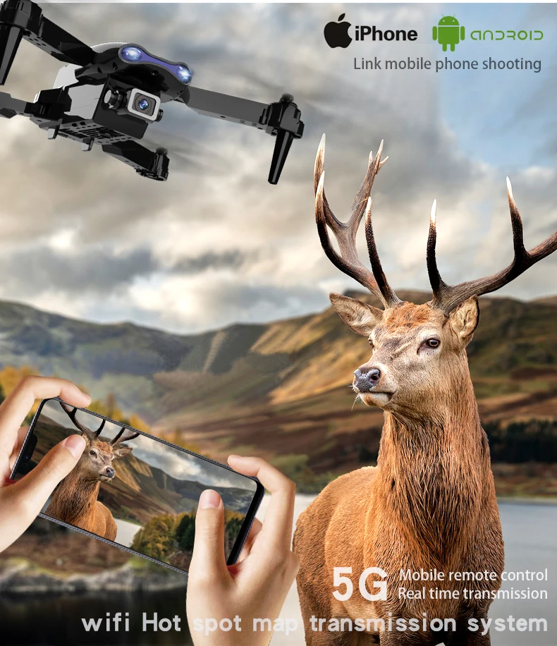 NEW S790 Pro2 RC Mini Drone 4K 1080P 720P Dual Camera WIFI FPV Aerial Photography Helicopter Foldable Quadcopter Drone Toys
