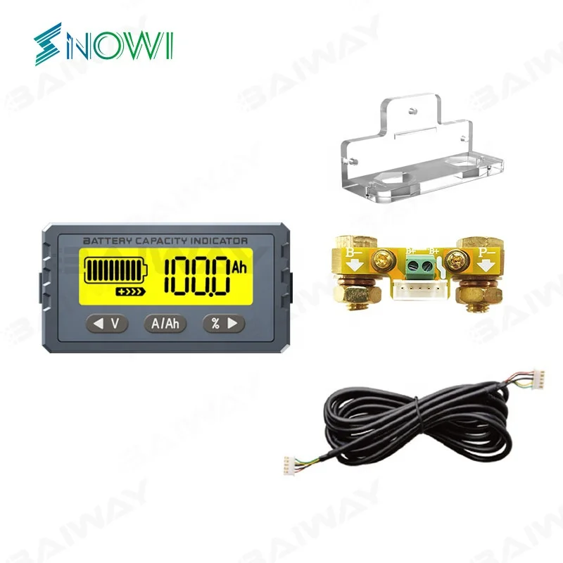Baiway-TY23 80V100A Electric car Acid Lead Lithium Battery Monitor battery meter battery Voltage Capacity Indicator Meter Tester