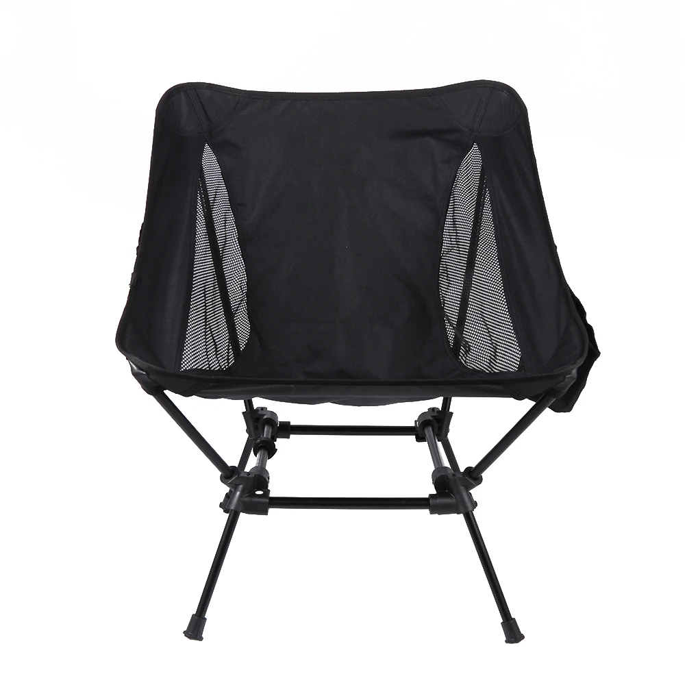 Portable Fishing Beach Chair Outdoor Camping Portable Folding Moon Chair With Cup Holder