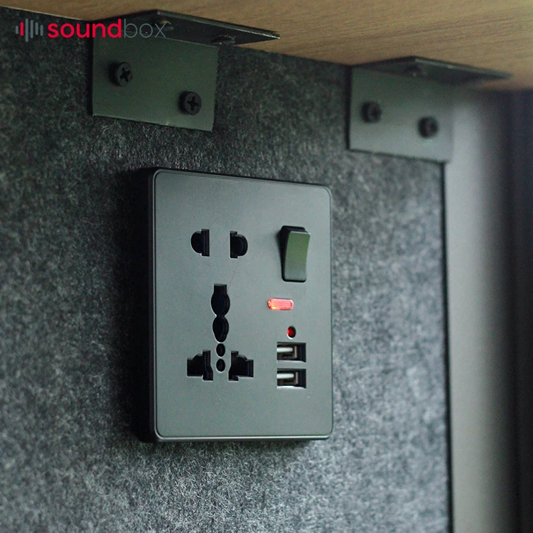 new design movable assembled soundproof office phone booth house