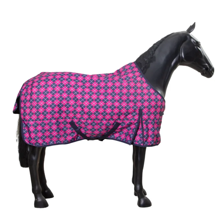 Custom Rug 600d W&b Woven Fabric Turnout Horse Blanket